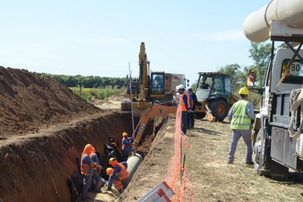 La provincia lleva a cabo las pruebas defuncionamiento del acueducto Desvío Arijón - Rafaela