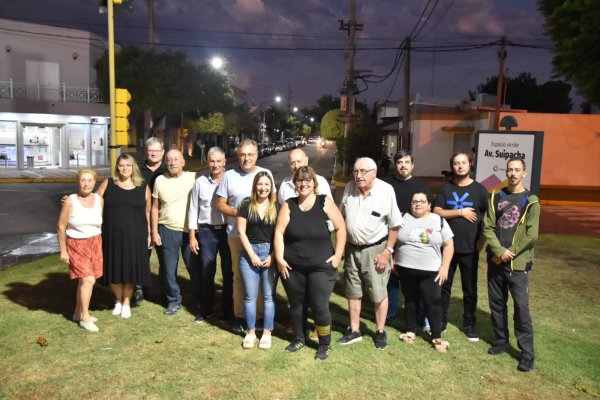 Nuevas luces Led en calle Falucho