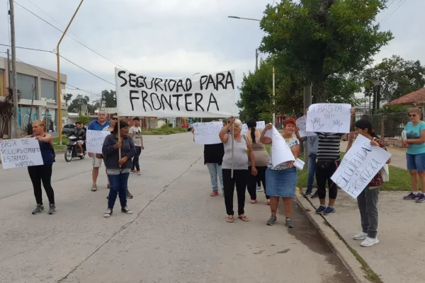 Frontera: Hartos de la inseguridad los vecinos se hicieron escuchar