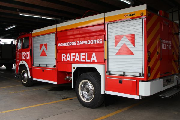 Bomberos Zapadores de Rafaela le salvaron la vida a un niño de 2 años