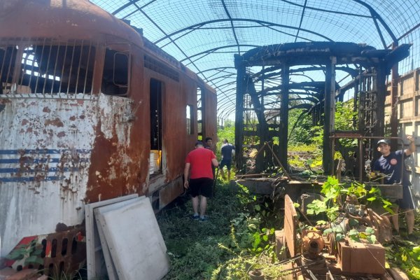 Predio del Ferrocarril Belgrano: Se llevan a cabo tareas de limpieza