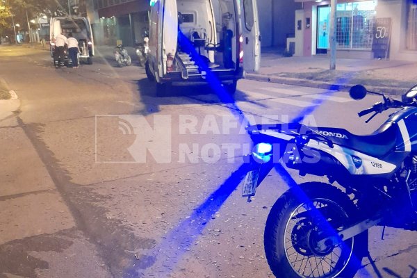 Dos accidentes en simultáneo saldaron con cuatro motociclistas hospitalizados