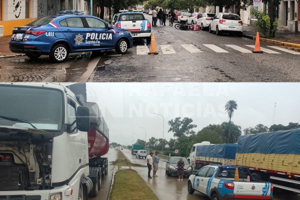 Accidentes en Ruta 34 y en las calles de la ciudad