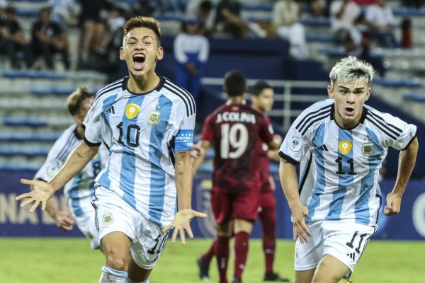 Argentina arrancó el Sudamericano Sub 17 con triunfo ante Venezuela