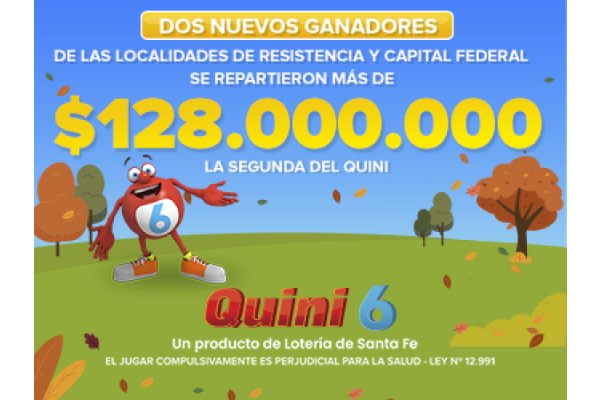 ¡Dos apostadores se repartieron más de $128 millones en el Quini 6!