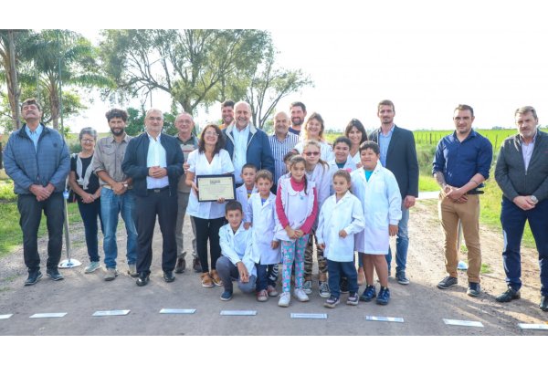 Caminos de la Ruralidad: Perotti inauguró el corredor productivo Angélica - San Mariano - San Vicente