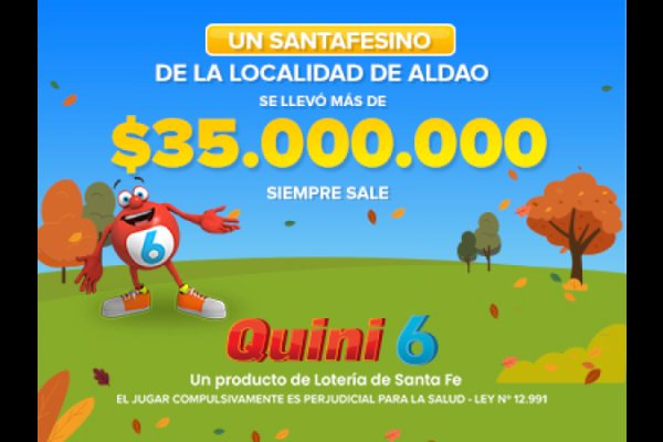 ¡Un santafesino se llevó más de $35 millones en el Quini 6!