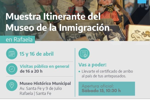 Inauguran el Museo de la Inmigración en Rafaela