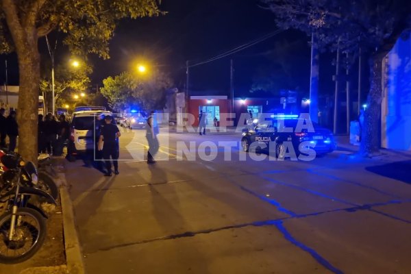 Gran despliegue policial en barrio 9 de Julio