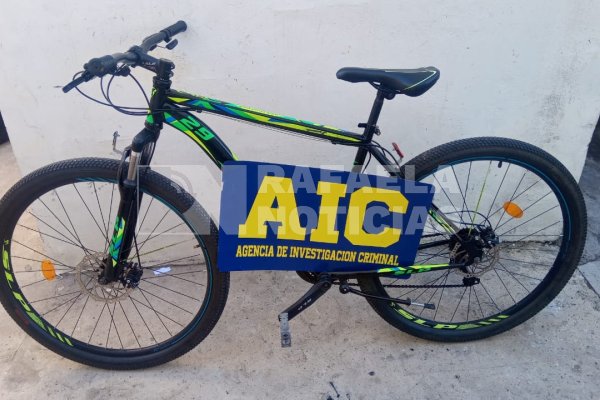La AIC recuperó una bicicleta en menos de 24 horas