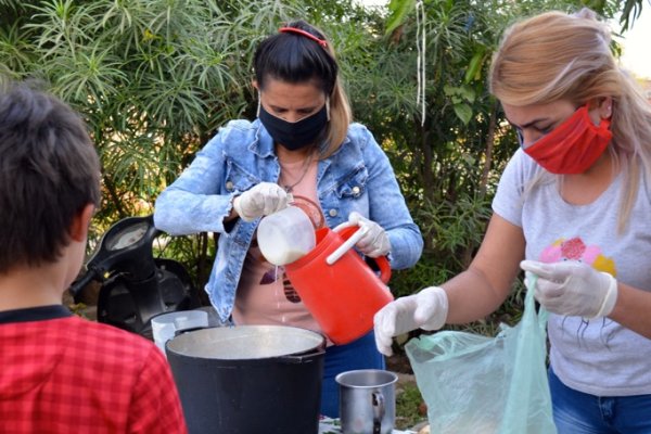 "Los chicos no entienden que no hay leche, que no hay comida, que no hay fruta"