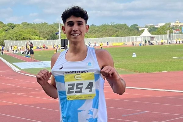 Mondino ya se encuentra en Perú para disputar el Mundial Sub 20 de Atletismo