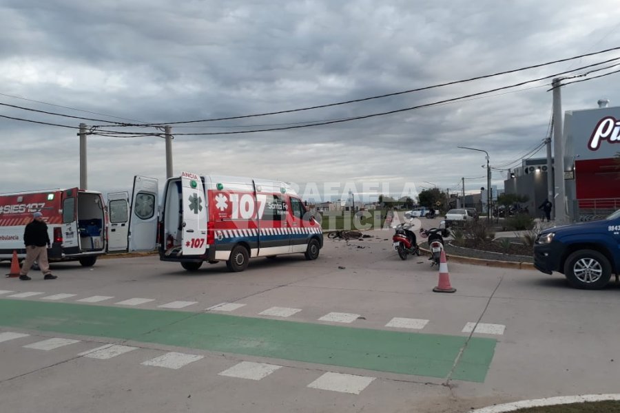 Dos lesionados por accidente de tránsito en Geuna y G. Maggi