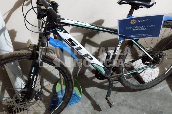 Exitoso rastrillaje dió con una bicicleta robada