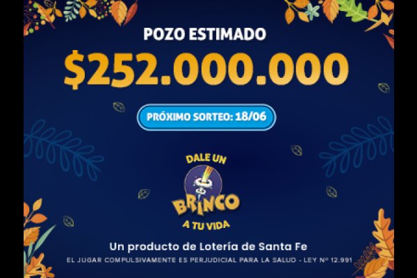 ¡El Brinco quedó vacante! Para el próximo sorteo hay $252 millones estimados