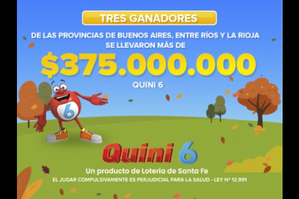 Quini 6: Tres apostadores se repartieron más de $375 millones