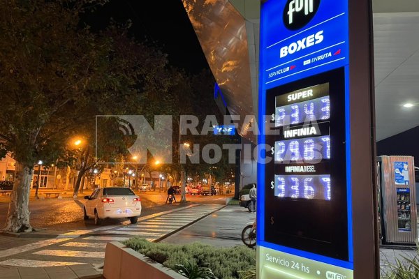 Aumento de combustibles: los precios en Rafaela