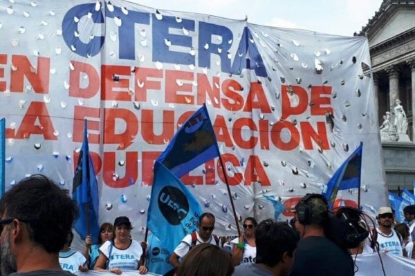 CTERA anunció paro Nacional para el 22 de junio