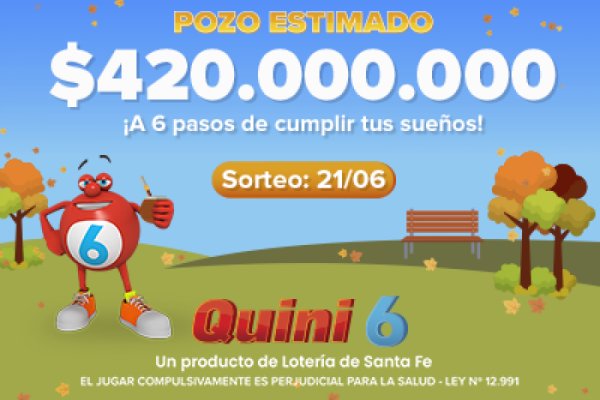 El Quini 6 quedó vacante y se viene un pozo estimado de $ 420 millones