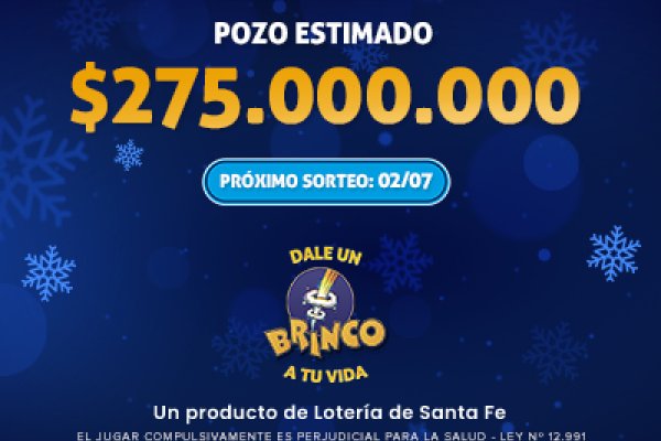 ¡Pozo vacante! El Brinco sigue sumando y para el próximo sorteo hay $275 millones estimados