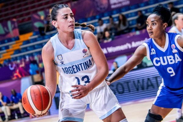 Argentina perdió con Cuba en la AmeriCup del básquetbol femenino