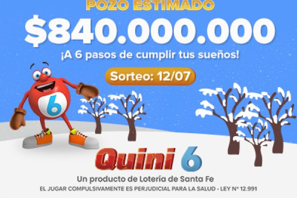 El Quini 6 quedó vacante y se viene con un pozo de $840 millones estimados