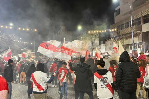 River Plate salió campeón y simpatizantes en Rafaela festejaron