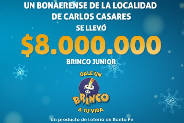 ¡Un apostador se llevó los $8 millones en el Brinco Junior Siempre Sale!