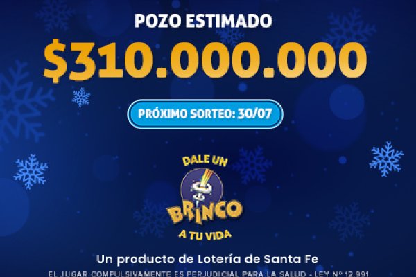 ¡Con un pozo sin precedentes el Brinco sorteará $310 millones estimados!