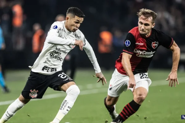 Newells cayó en su visita Corinthians en la ida por los octavos de final de la Sudamericana