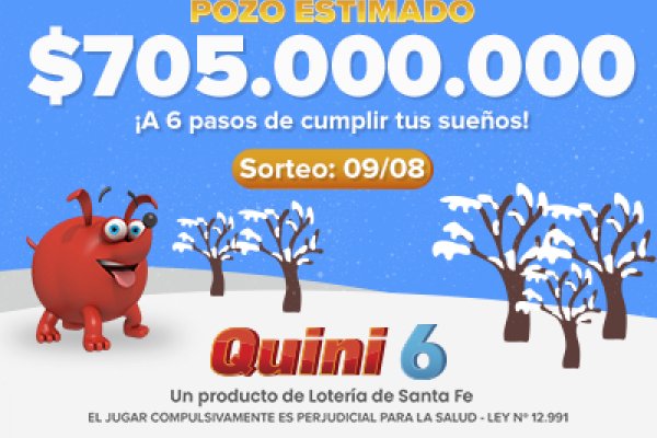 El Quini 6 quedó vacante y se viene con un pozo de $705 millones estimados