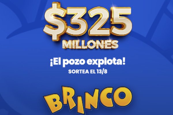 ¡EL BRINCO EXPLOTA! SIGUE EL RÉCORD CON $325 MILLONES ESTIMADOS PARA ESTE DOMINGO