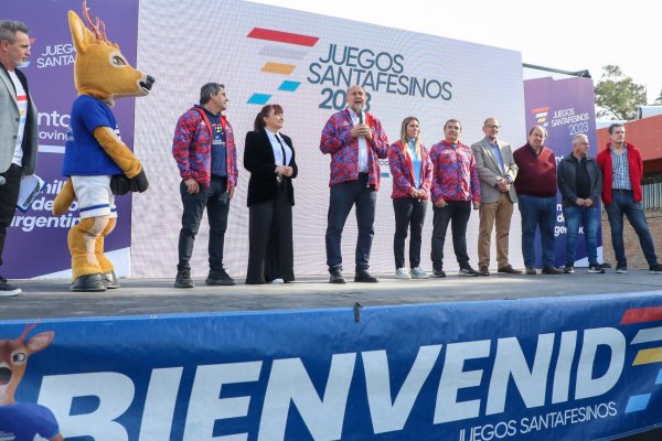 Perotti inauguró las segundas finales de los Juegos Santafesinos