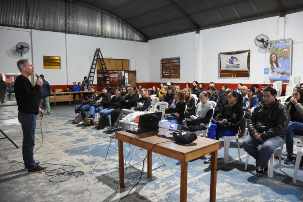 En el club Estudiantes, realizaron un nuevo curso de RCP y primeros auxilios