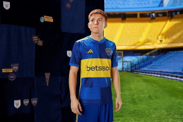 Boca presentó su nueva camiseta titular