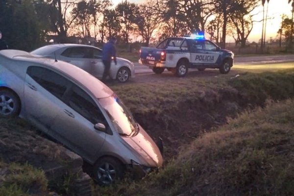 Armas, dinero y un auto robado en Mendoza: Una cinematográfica persecución termina con dos detenidos