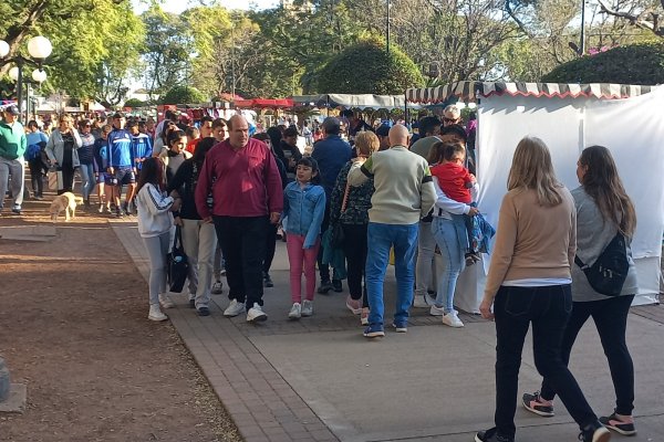 Las infancias celebraron su día también en el centro de la ciudad