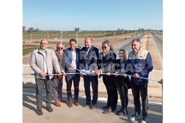 Histórico: se abrió al tránsito la Variante Rafaela y la autopista 34 sumó otros 17 kilómetros