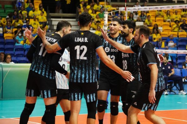 Argentina le ganó a Chile por el Sudamericano masculino de vóleibol