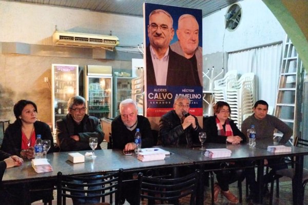 San Vicente: Calvo acompañó a Héctor Armelino en el cierre de campaña
