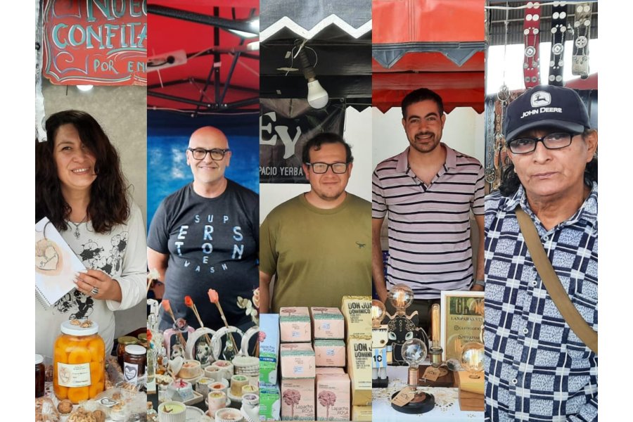 Emprendedores en la Expo Rural de Rafaela.