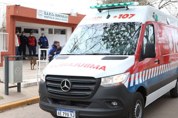 Perotti y Calvo visitan Sunchales para firmar el inicio de obra del nuevo edificio del Hospital y Posta SIES 107