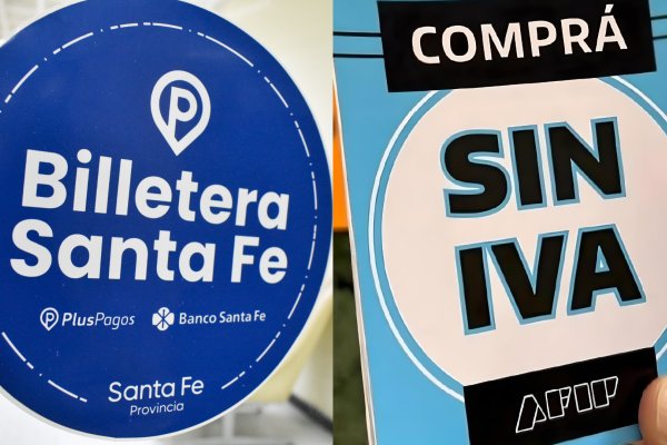 Las compras con tarjeta de débito hechas con Billetera Santa Fe se incorporan al programa nacional Compre Sin IVA