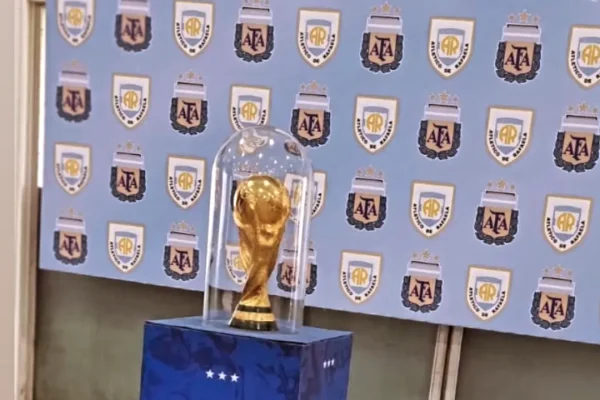 La Copa del Mundo se exhibe en Rafaela