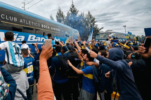 Boca ya llegó a Rio de Janeiro y espera la gran final copera con Fluminense