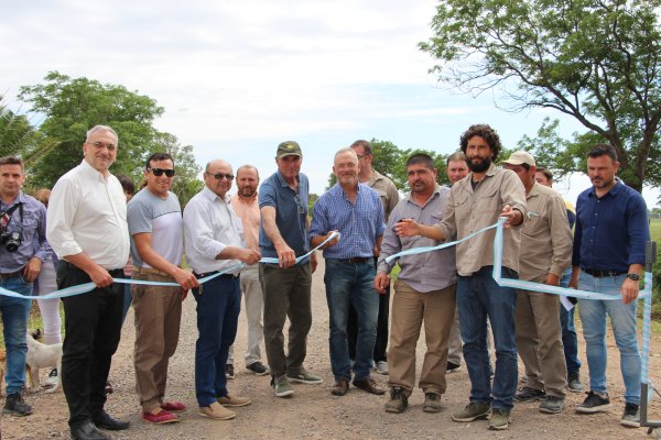 Caminos de la Ruralidad: inauguraron nuevas trazas en el departamento Castellanos