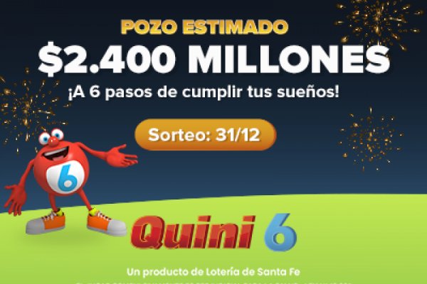 ¡El Quini 6 quedó vacante! Se viene un pozo de $2.400 millones estimados