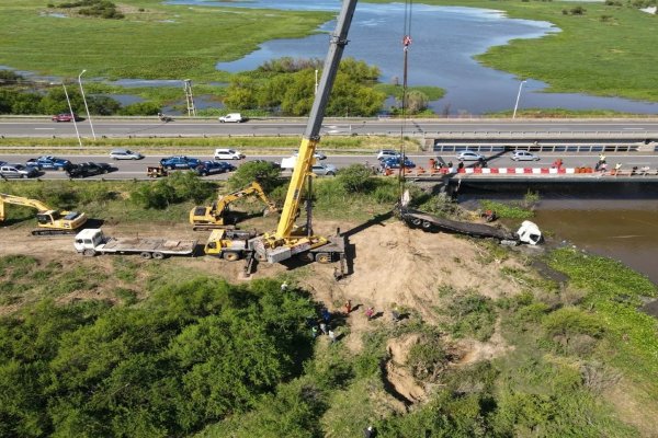 Encontraron el cuerpo del camionero que había caído al Arroyo Miní