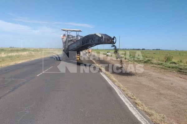 Vialidad Nacional retomó obras en rutas del Sur santafesino