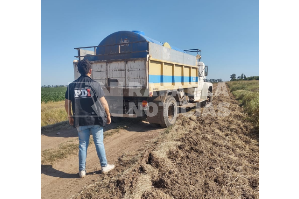 La PDI recuperó un camión que había sido robado a una empresa en San Carlos Sur